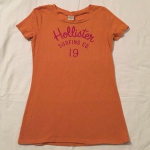 Hollister Surfing Co. Orange T-Shirt