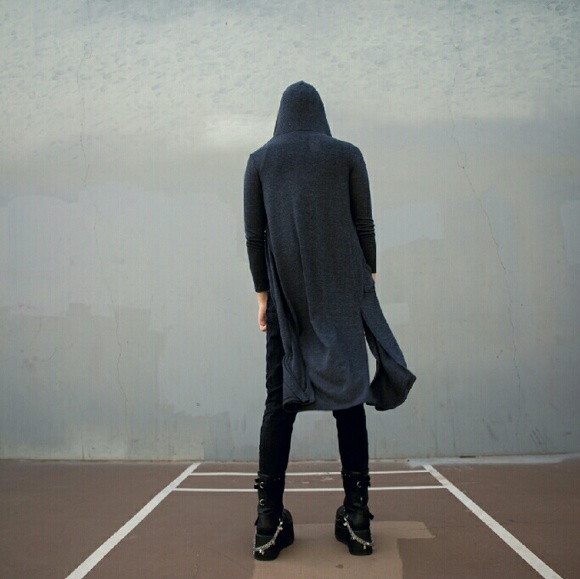 Rue21 Sweaters - New Grey Long Cardigan Hood Sweater Witchy Wizard Rue21 Sweaters - New Grey Long Cardigan Hood Sweater Witchy Wizard