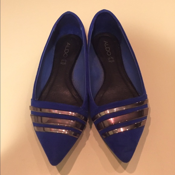 Blue ALDO flats