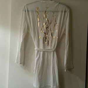Victoria's secret short cotton robe