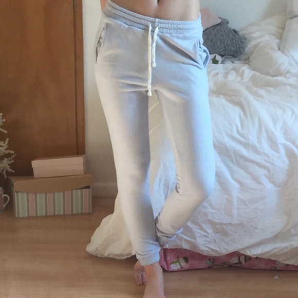Baby blue sweatpants
