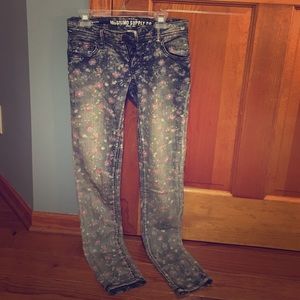 Skinny Jeans with floral print
