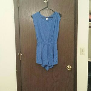 Blue romper forever 21