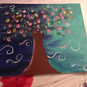Mystical tree painting