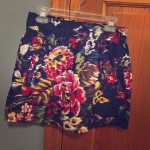 Floral print skirt