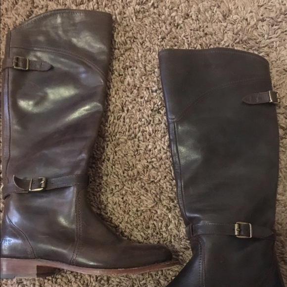 Campus Knee High Boot - Saddle – Lisa Says Gah Frye Boots
