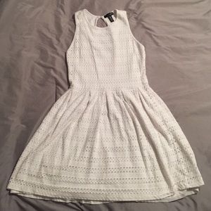 White agua dress