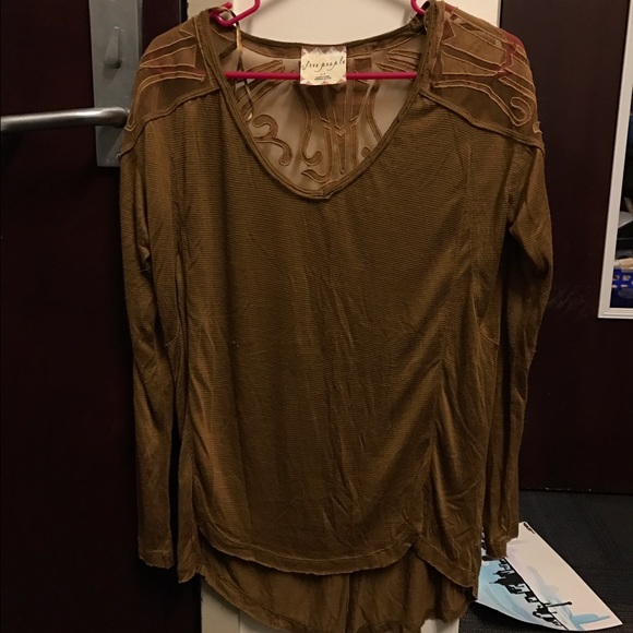Long-sleeves Golden Shirt - Free People