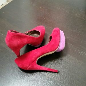 Fuchsia  & lilac pump by Dolce Vita