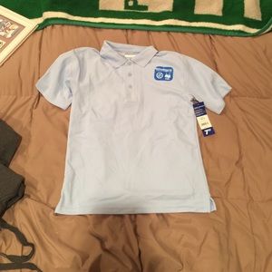 Blue golf shirt/uniform shirt