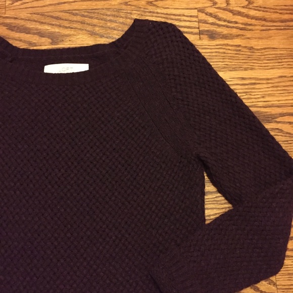 plum sweater