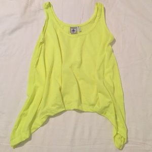 Neon Yellow Loose/Flowy Top