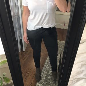 Current/Elliott black skinny jeans