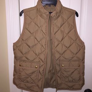 Camel brown J Crew vest