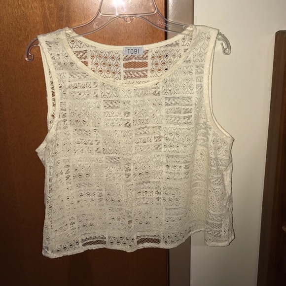 Lace crop top