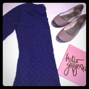 XS Banana Republic Lace Top in Royal Blue