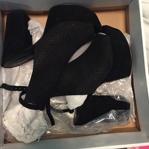 Silence + Noise sling back wedge