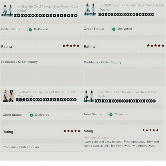 2XHP||⭐Chic Powder Blue LIGHTWEIGHT Belted Duster - Picture 4 of 5