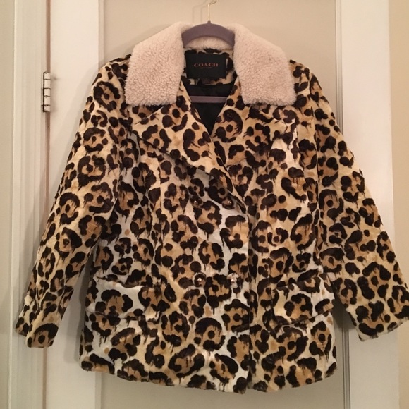 Coach Fall 2014 Wild Beast Faux Fur Jacket