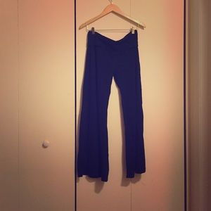 Organic cotton wide leg yoga pant