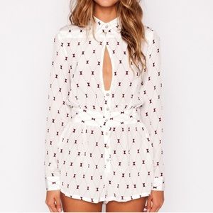 Stone cold fox romper