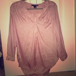 Silky pink blouse