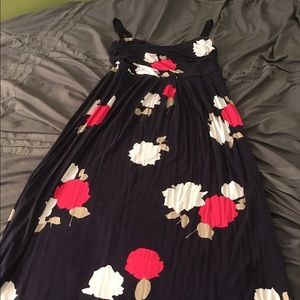 Soft jersey Navy print Lane Bryant dress