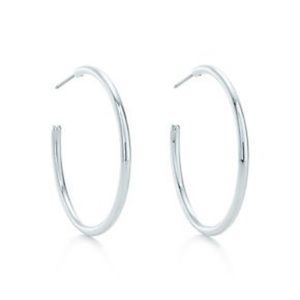 Tiffany & Co.  Silver Hoops