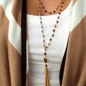 Stella & Dot Gitane Tassel Necklace