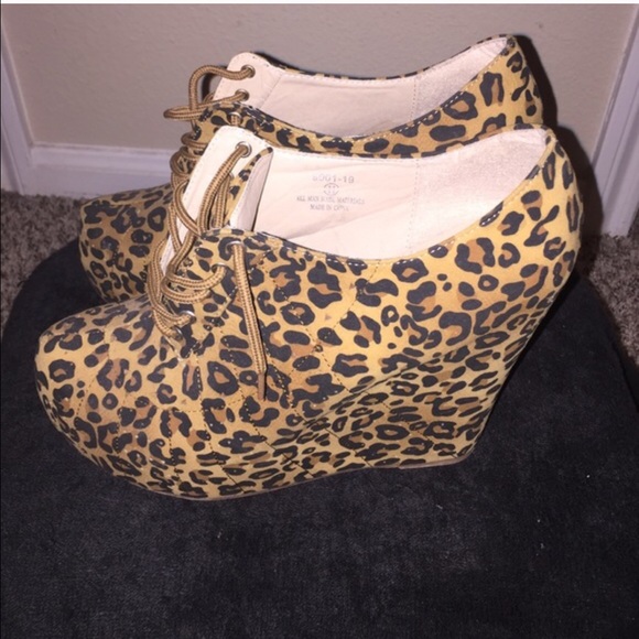 Cheetah Print Booties