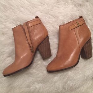 Cute Brown Coach Ankle Boots