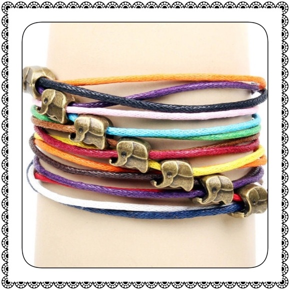 Elephant charm bracelet🆕