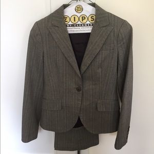 Theory Herringbone pant suit, Petite00
