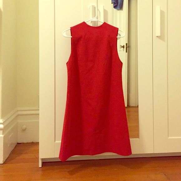 Alice + Olivia 'Coley' Mock Neck A-line Dress