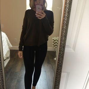Brown/ olive sweater