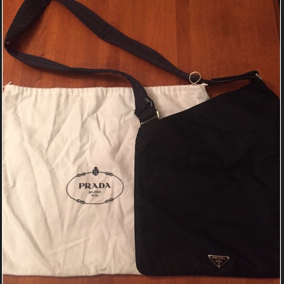 AUTHENTIC Prada nylon messenger bag