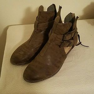 Brown booties