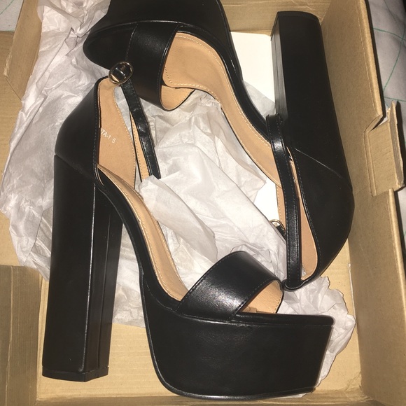 Black Platform Heels