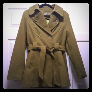 🎉JOU JOU pea coat Jr. size L. army green