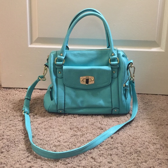 Merona faux leather satchel
