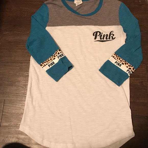 Victoria's Secret PINK Football Tee