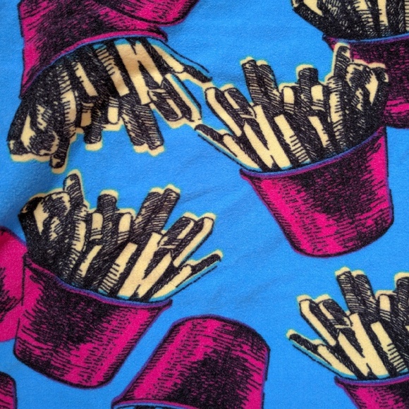 TC LuLaRoe french fry leggings