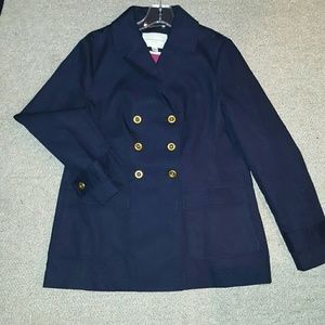Navy Banana Republic Pea coat