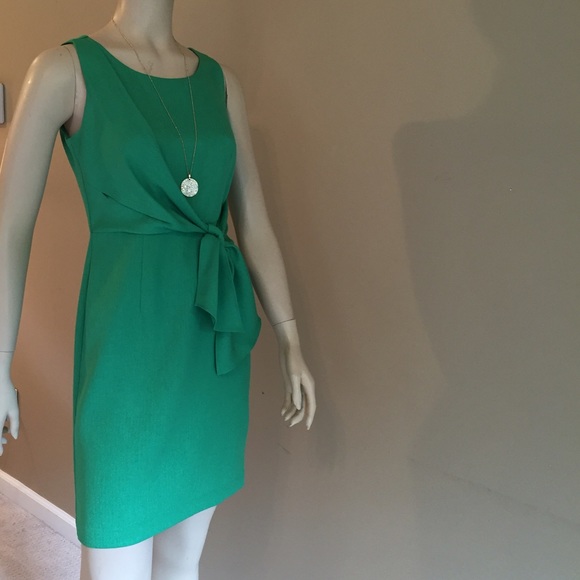 The Limited Drape Belted Dress