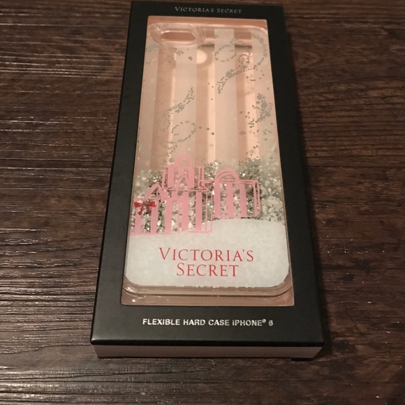 Victoria's Secret Glitter Christmas iPhone Case