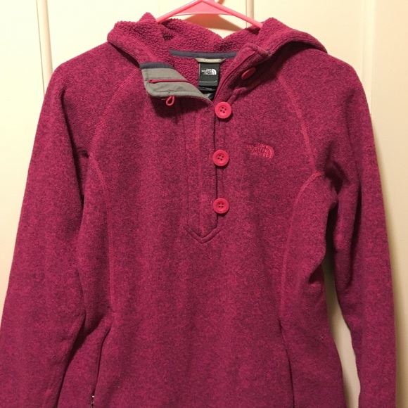 Adorable pink North Face Fleece size M