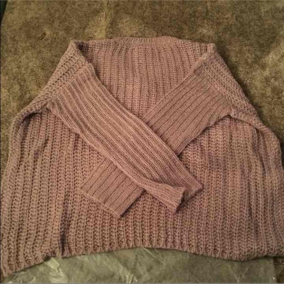 Rue 21 pink chunky cable knit sweater - Picture 2 of 3