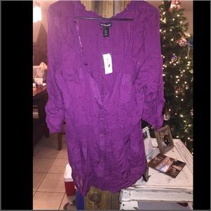 Beautiful purple blouse