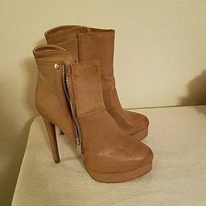 Nude booties