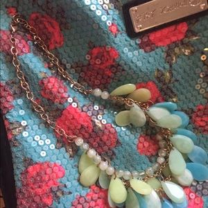 Green and blue necklace